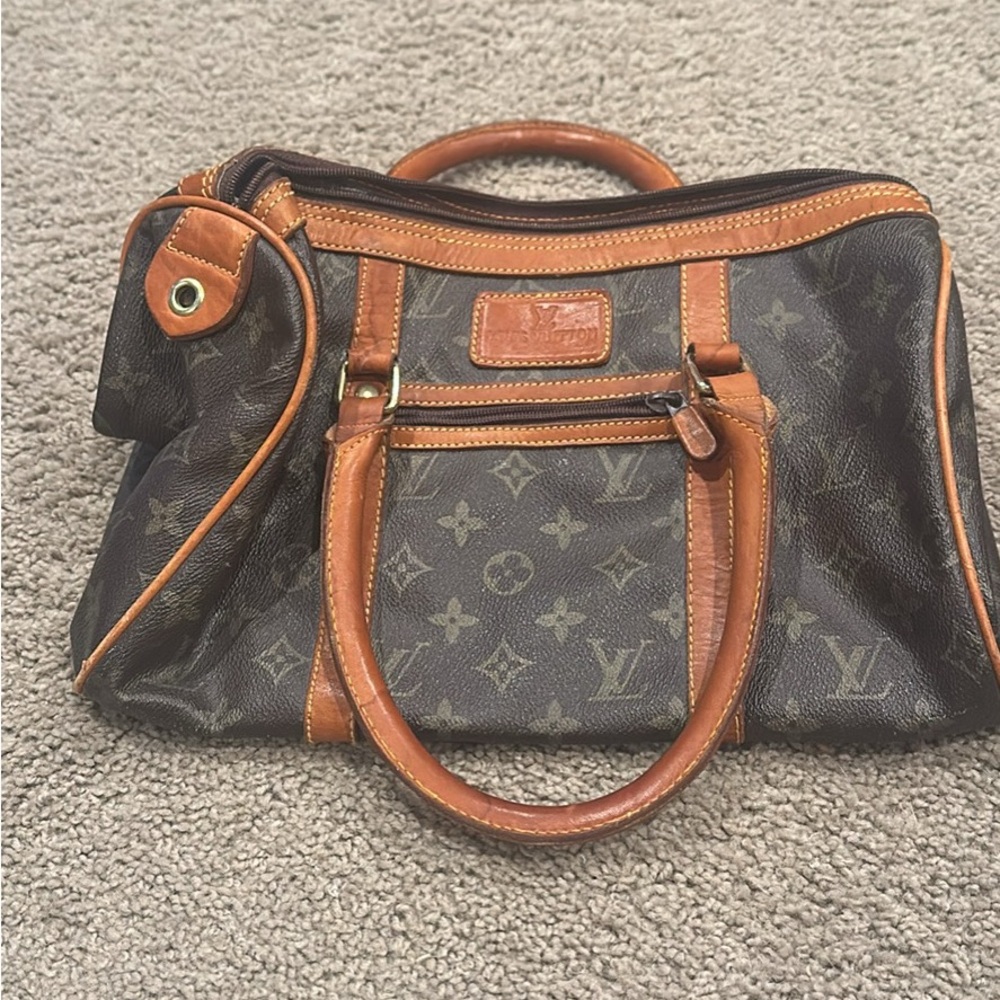 Louis Vuitton Brown and Tan Women's Bag